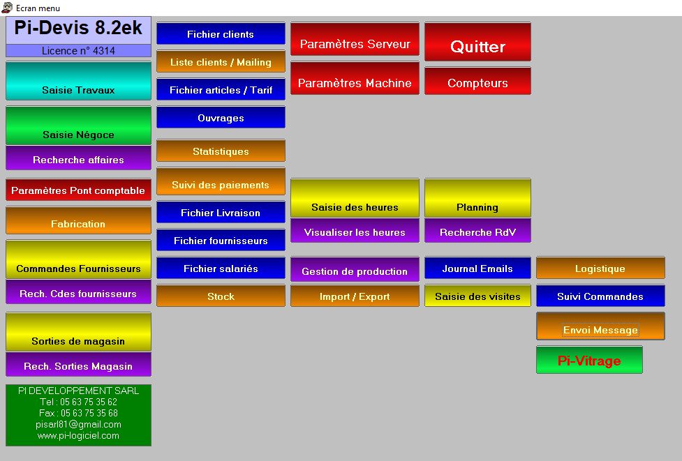 Logiciel de gestion commerciale miroiterie menuiserie